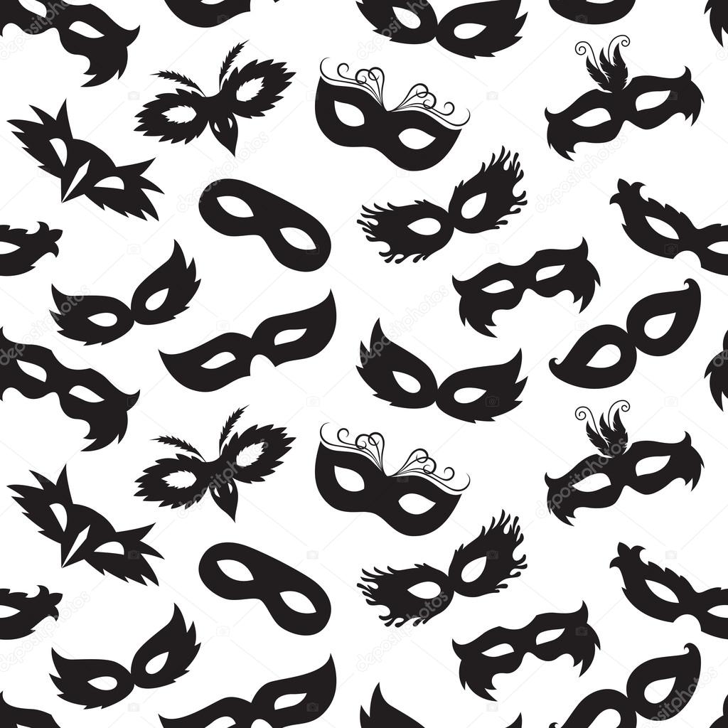 carnival masks pattern