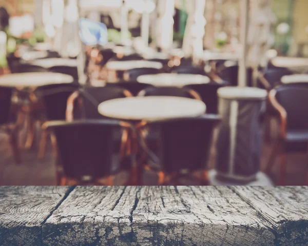 Blurred empty cafe — Stock Photo, Image