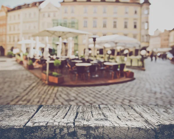 Verschwommenes leeres Café — Stockfoto