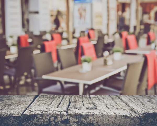 Blurred empty cafe — Stock Photo, Image