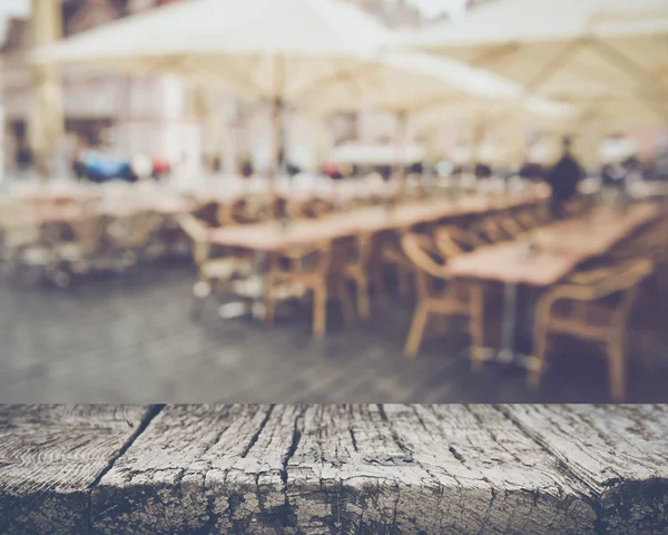 Bulanık boş Cafe — Stok fotoğraf