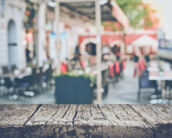 Blurred empty cafe — Stock Photo, Image