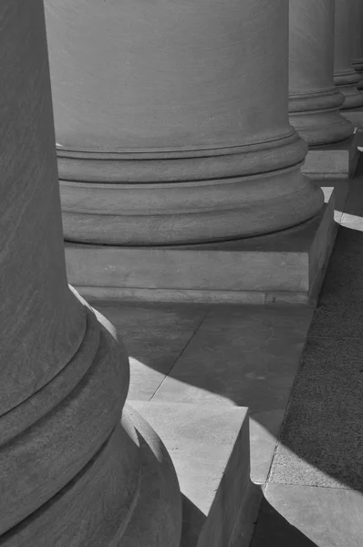 Pillars of Courthouse in Washington — Stock Photo, Image