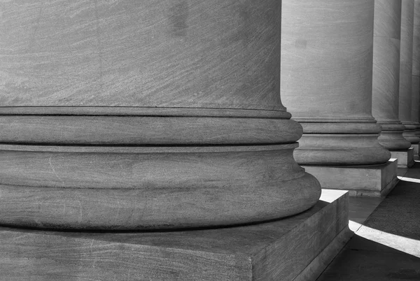 Pillars of Courthouse in Washington — Stock Photo, Image