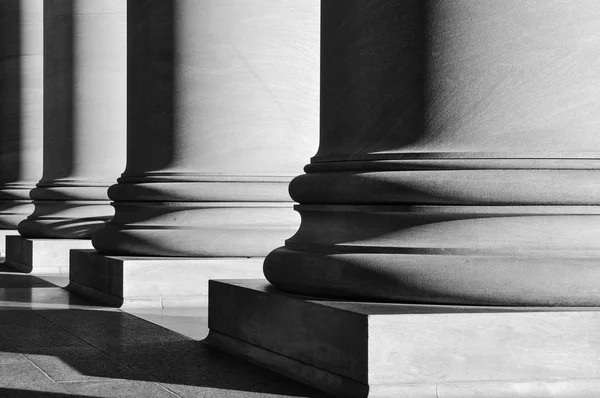 Πυλώνες της Δικαστικό Μέγαρο στην Ουάσιγκτον — Φωτογραφία Αρχείου