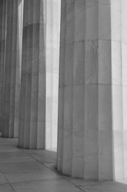 lincoln Memorial taş sütunlar
