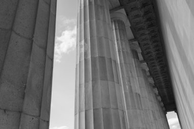 lincoln Memorial taş sütunlar
