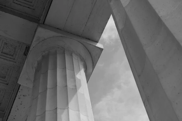 Pilastri di pietra al Lincoln Memorial — Foto Stock