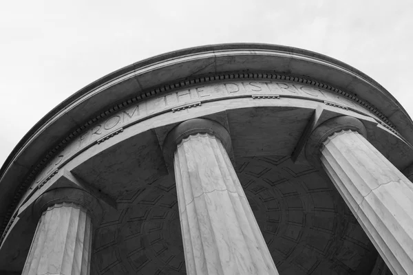 Stone pillars of old building — Stock Photo, Image