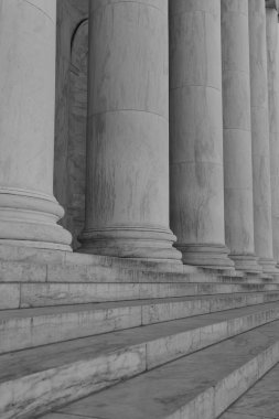Jefferson Memorial taş sütunlar