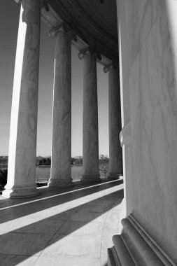 Jefferson Memorial taş sütunlar