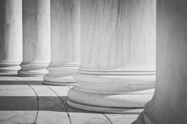 Jefferson Memorial taş sütunlar