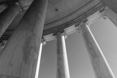 Jefferson Memorial taş sütunlar
