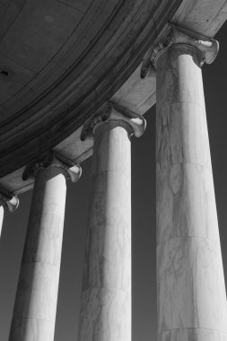 Jefferson Memorial taş sütunlar