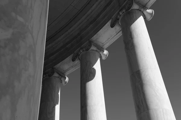 Pilares de pedra no Jefferson Memorial — Fotografia de Stock