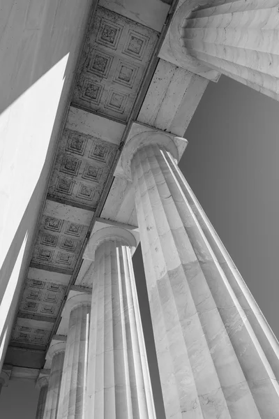 Pilares de piedra en el Lincoln Memorial — Foto de Stock