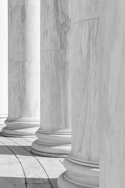 Stone pillars at the Jefferson Memorial — Stock Photo, Image