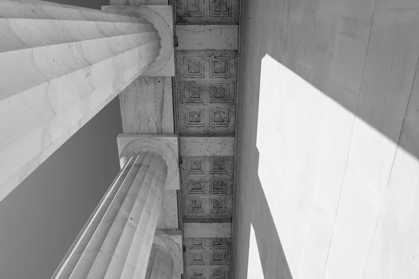 Pilares de pedra no Lincoln Memorial — Fotografia de Stock