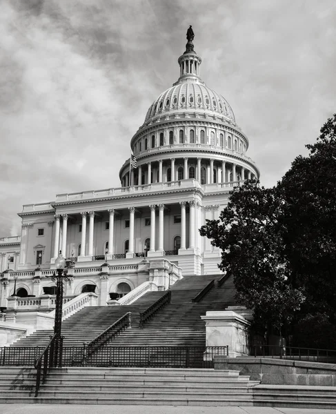 Capitol Hill Building στην Ουάσιγκτον — Φωτογραφία Αρχείου