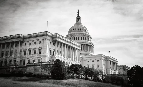 Capitol Hill épület Washington DC-ben — Stock Fotó