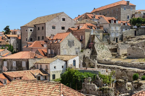 Casas en Dubrovnik Croacia — Foto de Stock