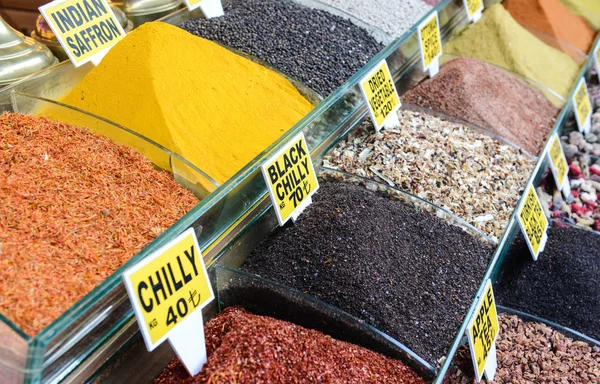 Spices for Sale in Istanbul Turkey — Stock Photo, Image