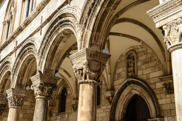 Gothic Stone Pillars — Stock Photo, Image