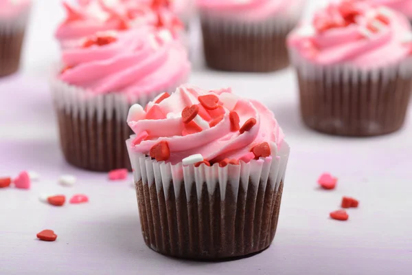 Roze cupcakes — Stockfoto