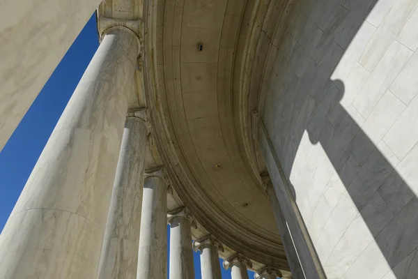 Pillars at the Jefferson Memorial Royalty Free Stock Photos