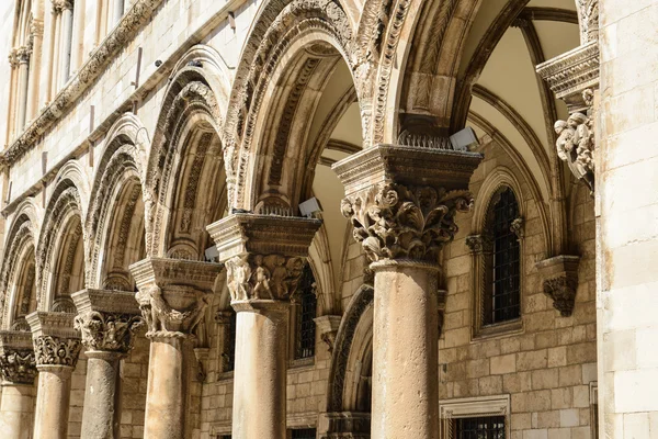 Gothic Stone Pillars — Stock Photo, Image