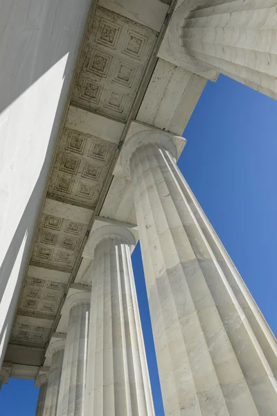Pijlers op lincoln memorial — Stockfoto