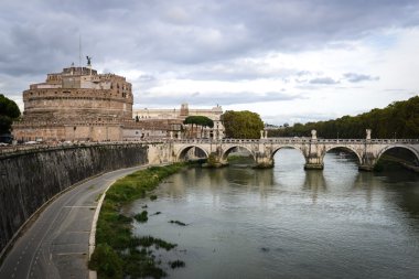 Roma 'daki St. Angelo Şatosu İtalya