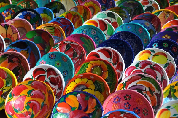 Colorful Mayan Bowls — Stock Photo, Image