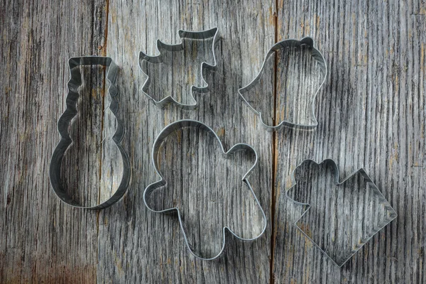 Holiday Cookie Cutters — Stock Photo, Image