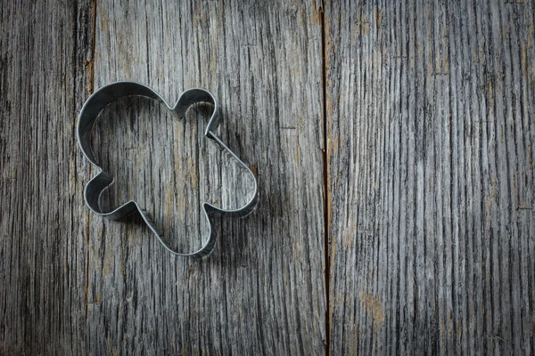 Gingerbread man cookie cutter — Stockfoto