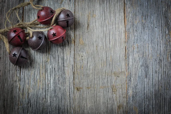 Campane di Natale rustiche — Foto Stock