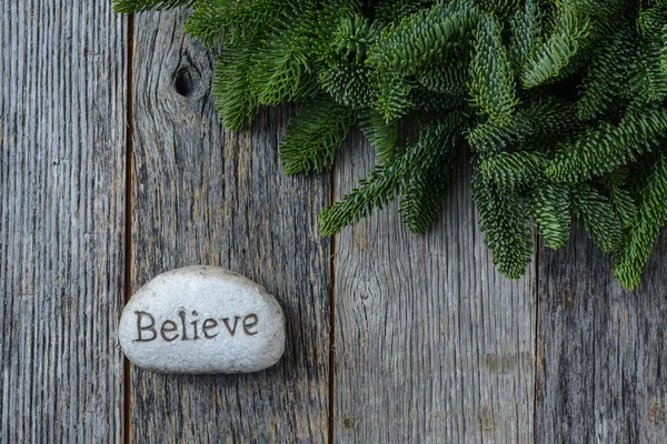 Acredite no Natal — Fotografia de Stock