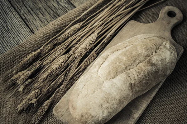 Chléb a pšenice — Stock fotografie