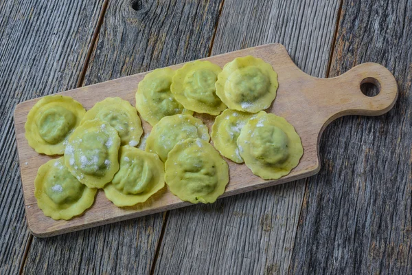 Spinaci Ravioli — Foto Stock