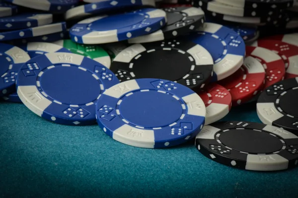 Poker Chips Background — Stock Photo, Image