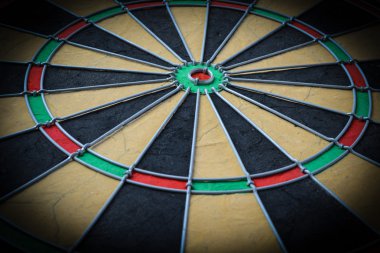 Dart tahtası yakın çekim