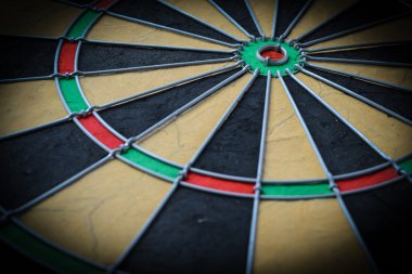 Dart tahtası yakın çekim