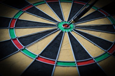 Dart tahtası yakın çekim