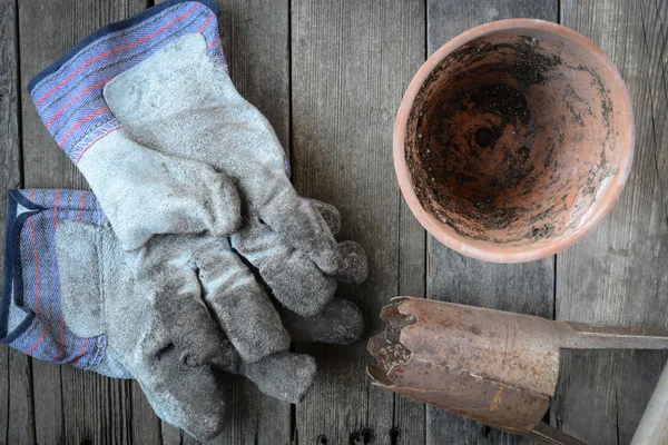 Trädgårdsarbete bakgrund — Stockfoto