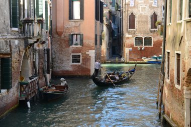 gondol Venedik İtalya