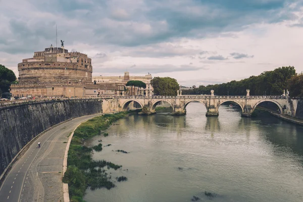 Hrad st. angelo v Říměローマの聖アンジェロ城します。 — ストック写真