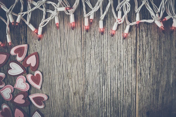Aftelkalender voor Valentijnsdag boven naar beneden achtergrond — Stockfoto