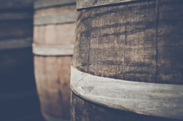 Oak Wine Barrels — Stock Photo, Image