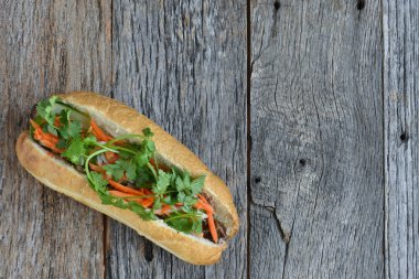 Izgara domuz Banh'da Mi sandviç
