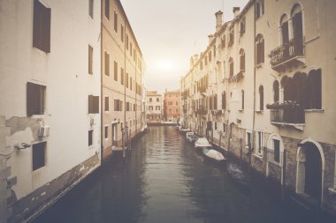 Canal in Venice, Italy clipart